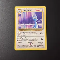 Pokemon Base Set 1999-2000 4th Print Dragonair Non Holo Rare Vintage WOTC 18/102 - Image 1