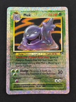 Pokemon Muk 16/110 Legendary Collection Holo Rare Reverse Holo 70HP Stage 1 - Image 1