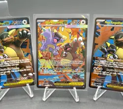 Pokemon TCG Mega Kangaskhan Ex 182/132 Mega Evolution Illustration Rare Holo - Image 1