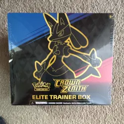 Pokemon Crown Zenith Elite Trainer Box Booster Promo Exclusive Lucario 2023 - Image 1