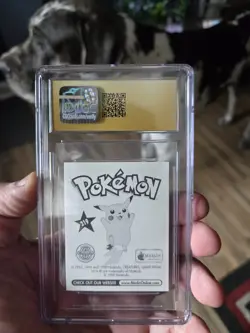 Pokemon - Alakazam 1998 Merlin Series 1 Sticker CGC PRESTINE 10 - Image 2