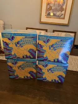 4x Pokemon Ascended Heroes ETB Elite Trainer Box Brand New LOT OF 4 - Image 1