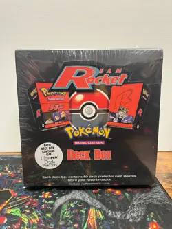 Pokemon TCG Team Rocket Deck Box Display (6 ct) Wizards of The Coast Sealed - Image 1