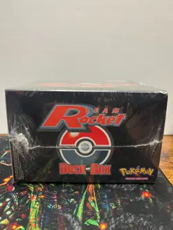 Pokemon TCG Team Rocket Deck Box Display (6 ct) Wizards of The Coast Sealed - Image 3