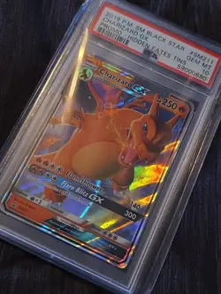 2019 Pokemon SM Black Star Charizard GX Promo Hidden Fates PSA 10 - Image 3