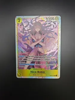 Nico Robin EB03-055 SR Super Rare Extra Booster Heroines Edition One Piece Card - Image 1
