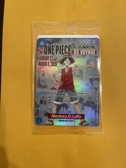 🏀One Piece College Basketball US Voyage Card Limited Edition!! Brand New!!!!!! - Image 1