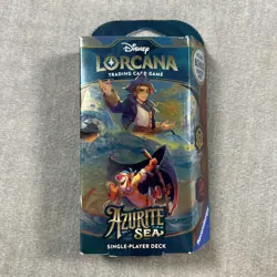 Disney Lorcana: Azurite Sea Starter Deck - Amber and Ruby New - Image 1