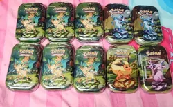🔥🔥Lot Of 10 Prismatic Evolutions Sealed Mini Tins Pokemon Trading Cards🔥🔥 - Image 1