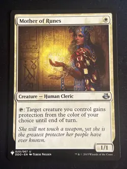 1x Mother of Runes (020) Mystery Booster NM MTG Magic the Gathering x1 MKE - Image 1