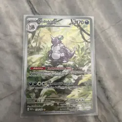 Pokemon TCG Nidoking Scarlet & Violet 151 Illustration Rare Card 174/165 - Image 1