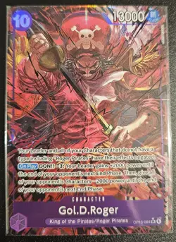 Gol.D.Roger (Alt Art) OP13-064 SR Carrying on His Will - ONE PIECE Card ENGLISH - Image 2