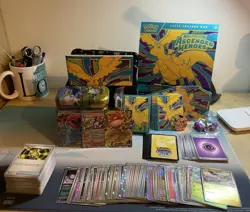 Ascended Heroes OPENED ETB - includes all bulk cards & accessories 190 + cards - Image 1
