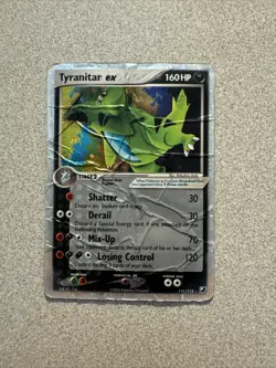 Tyranitar EX Holo Ultra Rare Card Unseen Forces 111/115 HP - Image 1
