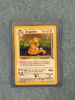 Dragonite Holo 4/62 - Fossil - Pokemon Card TCG LP - Image 1