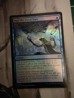 Into the Flood Maw Bloomburrow Foil - Image 1