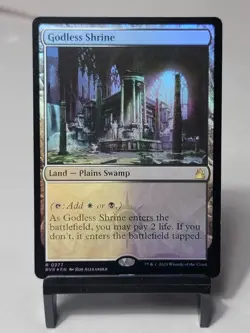 Magic The Gathering - Ravnica Remastered - Godless Shrine - FOIL - Image 1