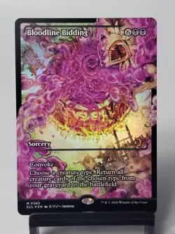 Magic The Gathering - Lorwyn Eclipsed - Bloodline Bidding - Showcase FOIL - Image 1