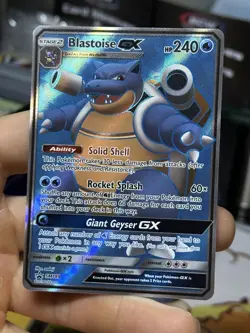 Blastoise GX SM189 Black Star Promo 2019 Full Art Holo Pokemon Card TCG - Image 3