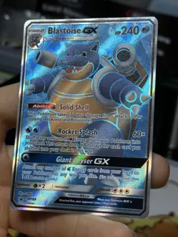 Blastoise GX SM189 Black Star Promo 2019 Full Art Holo Pokemon Card TCG - Image 4