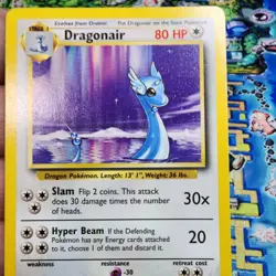 Pokemon TCG Dragonair Base Set Unlimited Rare Card 18/102 NM/LP Condition - Image 3