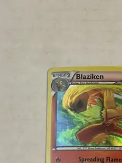 Pokemon TCG Blaziken 28/160 XY Primal Clash Holo Rare 2015 LP - Image 4