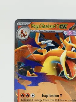 Pokemon Mega Charizard Y Ex Mega Evolutions Ascended Heros 022/217 Double Rare - Image 3