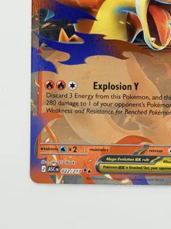 Pokemon Mega Charizard Y Ex Mega Evolutions Ascended Heros 022/217 Double Rare - Image 4