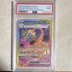 Pokemon Alolan Exeggutor ex 242 Surging Sparks Holo Special Illustration PSA 9 … - Image 1