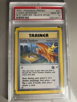 Pokemon Lucky Stadium N.Y.Center Black Star Promo #41 2001 PSA 10 Gem Mint - Image 1