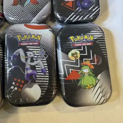 Pokemon TCG Black Bolt And White Flare Unova Mini Tin Set of 8! 2 TCG Packs Each - Image 5