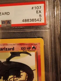 PSA 5 Shining Charizard - 107/105 - Neo Destiny - Pokemon - Image 3