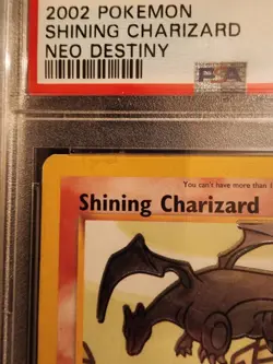 PSA 5 Shining Charizard - 107/105 - Neo Destiny - Pokemon - Image 4