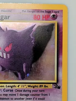 Gengar Holo - Pokemon Fossil 5/62 Unlimited - Image 5