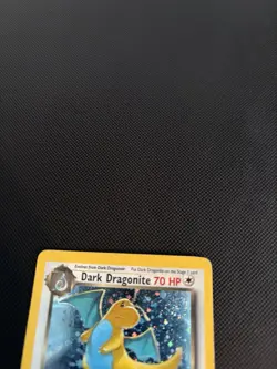 Pokemon TCG Team Rocket Dark Dragonite Holo Rare 5/82 WITH A SWIRL - Image 3