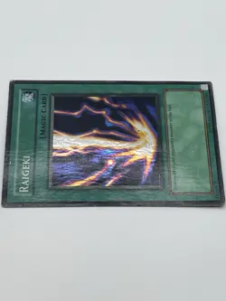 Yu-Gi-Oh! TCG Raigeki LOB-053 Super Rare Unlimited, DAMAGED - Image 5