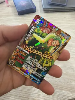 Miracle Battle Carddass One Piece Roronoa Zoro Holo Promo P AS-031 B - Image 1