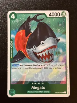 Megalo - Rare - One Piece The Azure Sea's Seven (OP14-EB04) - EB04-018 NM - Image 1