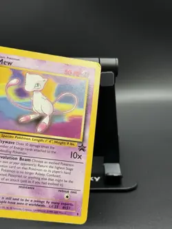 Mew 08/53 WOTC BLACK STAR PROMO VINTAGE POKEMON CARD (DMG) - Image 2