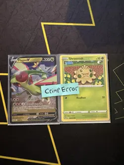 Flygon V 106/172 Rare Holo Pokemon Card Brilliant Stars 🛑Crimp Error🛑048💎NM💎 - Image 1