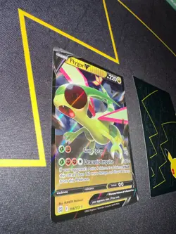 Flygon V 106/172 Rare Holo Pokemon Card Brilliant Stars 🛑Crimp Error🛑048💎NM💎 - Image 4