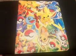 Chelsond Go Pokemon Card Collector Binder 9 slot pages. Larger Binder - Image 1