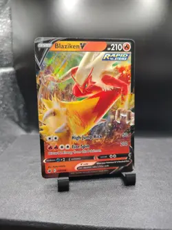Blaziken V 020/198 Ultra Rare Holo SWSH06: Chilling Reign Pokemon Card - Image 1