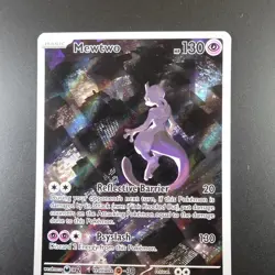 Mewtwo SVP 052 Pokemon Promo 151 Full Art Holo Ultra Premium Card - Image 2