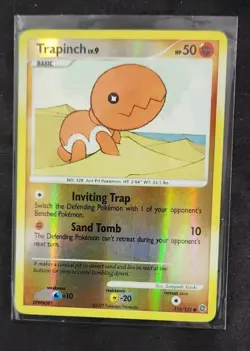 Trapinch ERROR REVERSE HOLO BLEED 115/132 Pokemon TCG Secret Wonders Card - Image 1