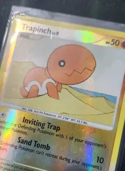 Trapinch ERROR REVERSE HOLO BLEED 115/132 Pokemon TCG Secret Wonders Card - Image 3