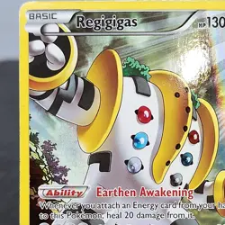 Regigigas XY82 Holographic Rare Pokemon TCG Card Black Star Promo XY 2015 - Image 2