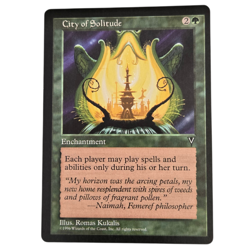 MTG City of Solitude Visions VIS Rare Green Enchantment Limit Spells Abilities - Image 1
