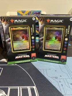 MTG Commander Masters SLIVER SWARM Deck Magic the Gathering 2 Available NEW - Image 1
