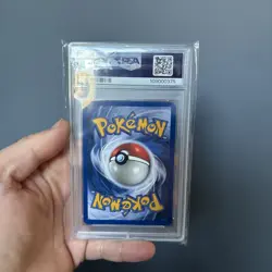 2000 POKEMON ROCKET #10 DARK MACHAMP-HOLO PSA 8 SWIRL - Image 4